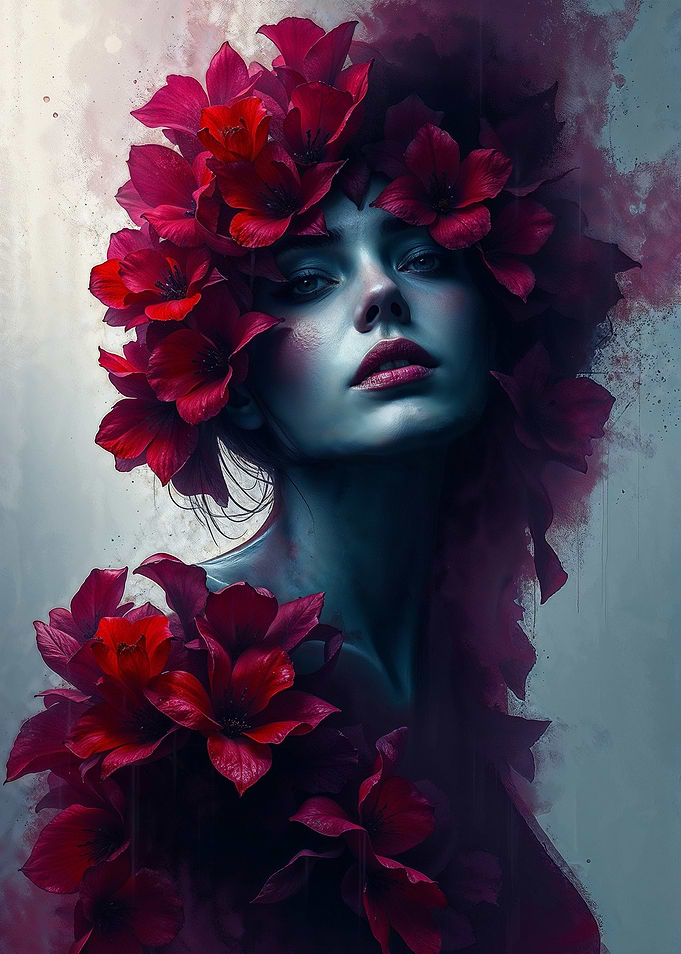 Femme Florale | Floral Muse | Woman with Flowers