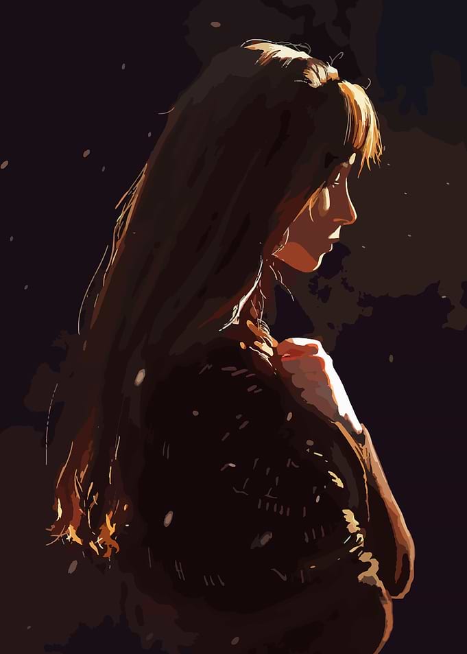 Woman in Profile