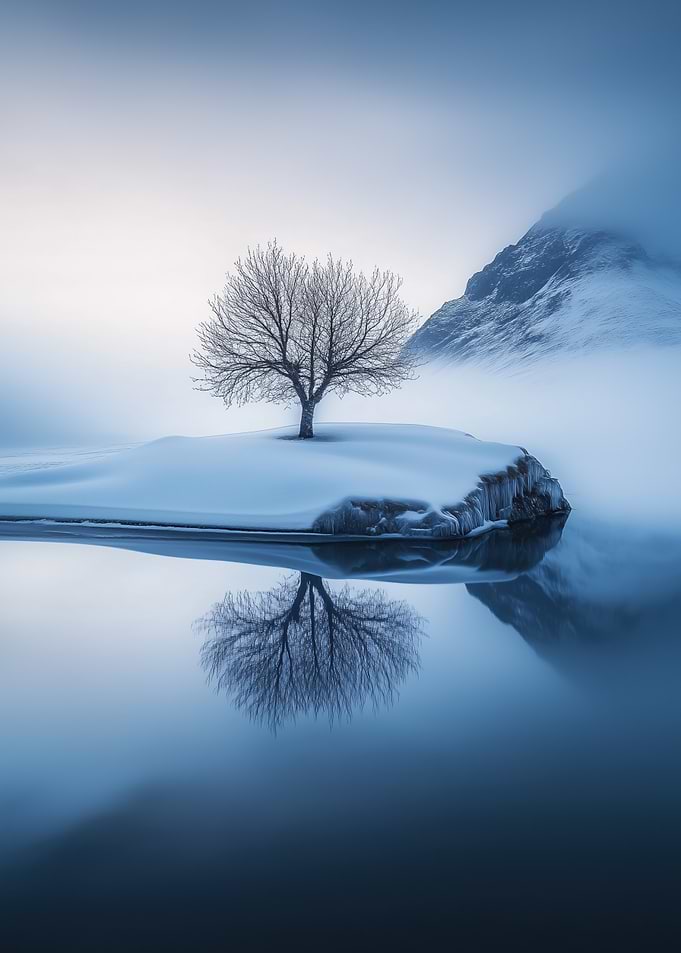 Solitary Tree in Winter