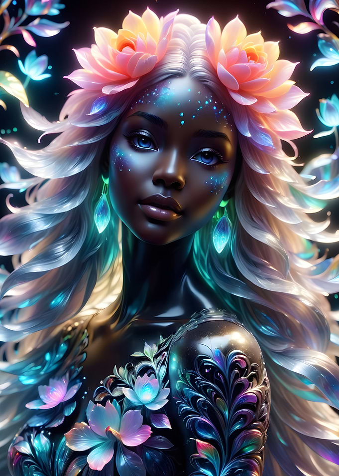 Floral Fantasy Portrait
