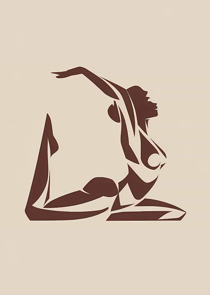 Abstract Pilates Female