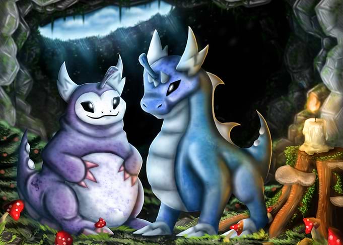 Fantasy Dragon Friends