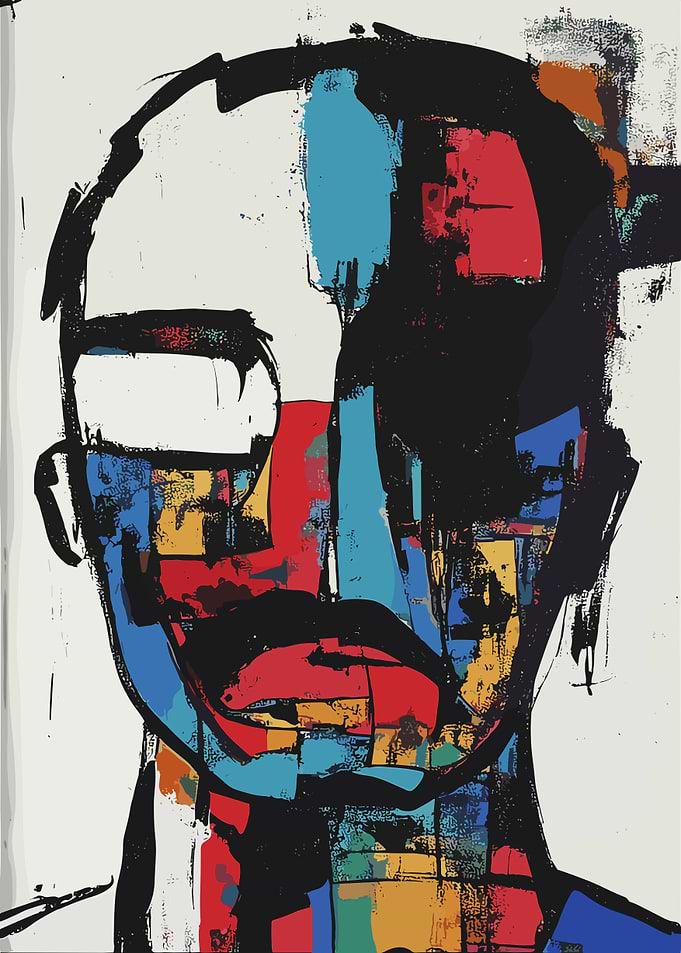 Original Abstract Portrait