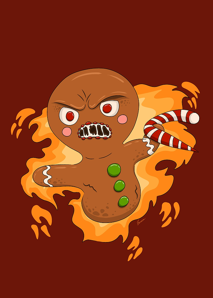 Angry Gingerbread Man