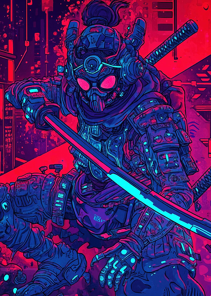 Cyberpunk Samurai