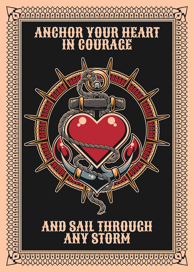 Anchor Heart Courage