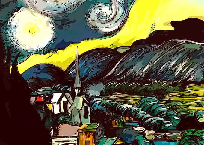 Starry Night Village