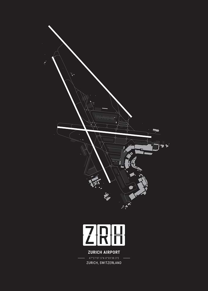 Zurich Airport Map