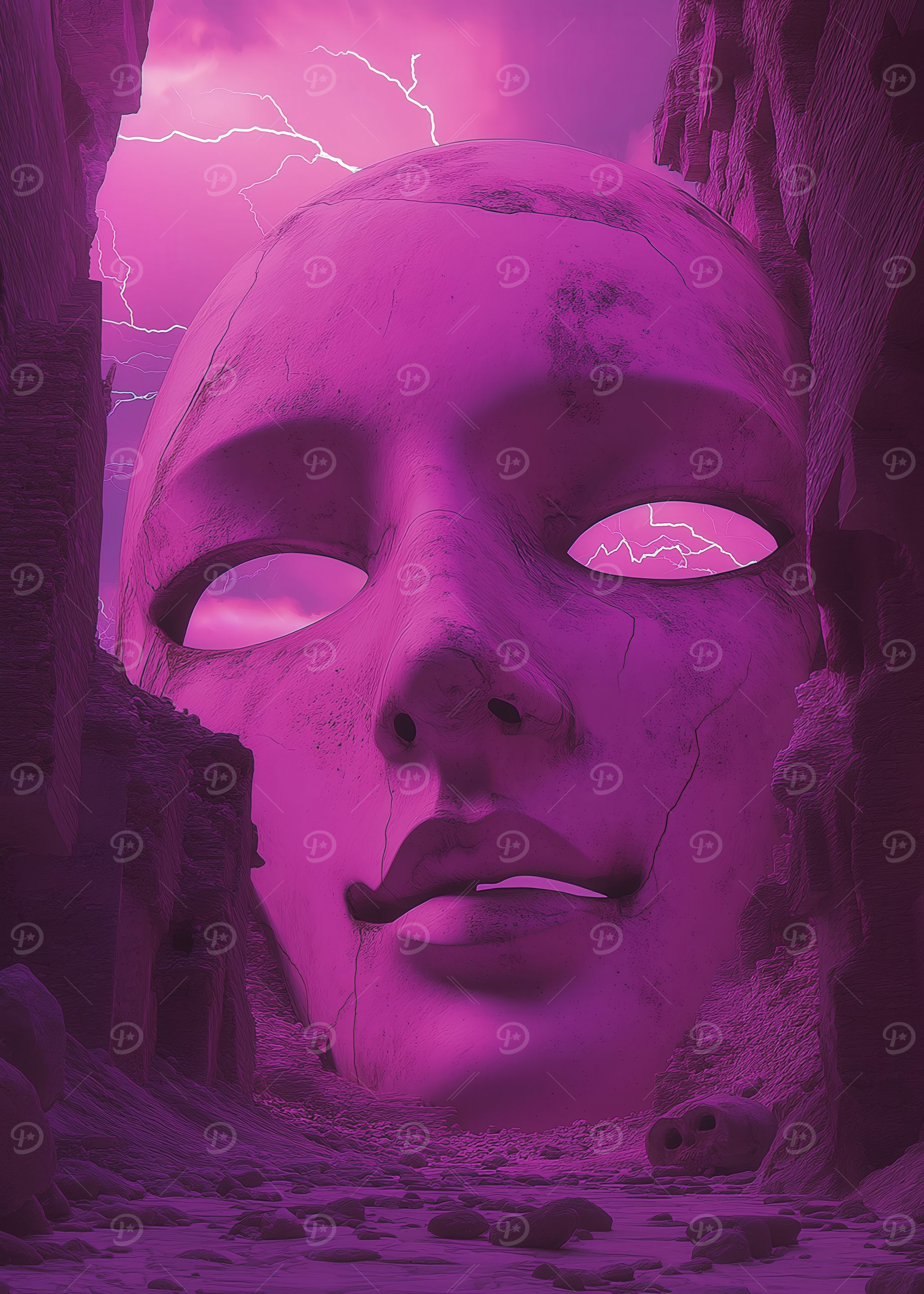 Vaporwave Mask