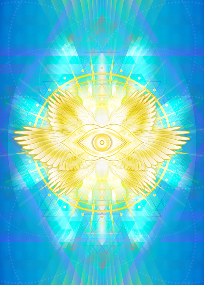 I SEE YOU – Celestial Angelic Art for Spiritual Awakening