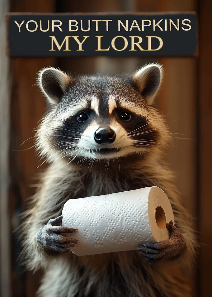 Your Butt Napkins My Lord
