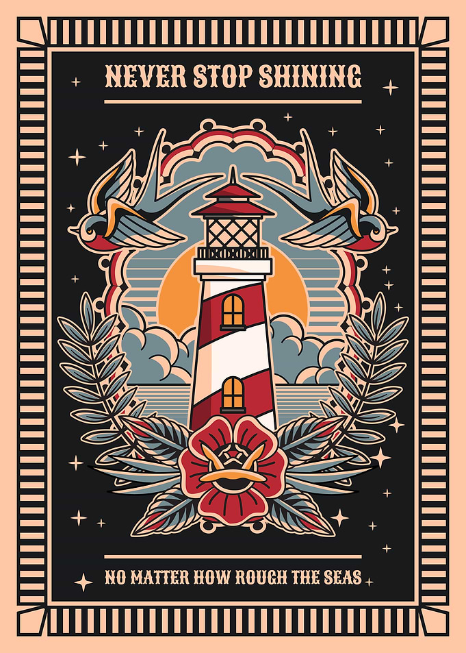 Lighthouse Tattoo Art