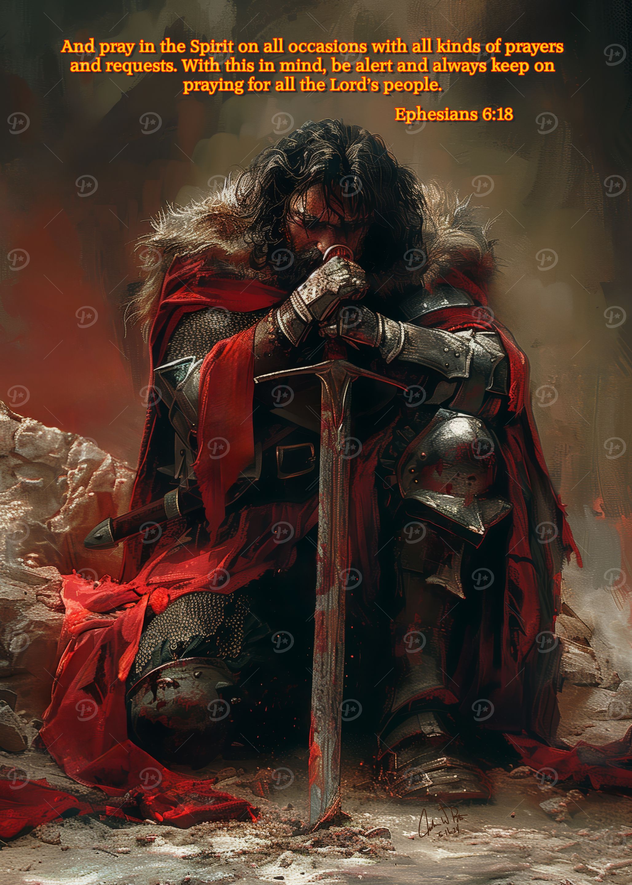 Praying Knight