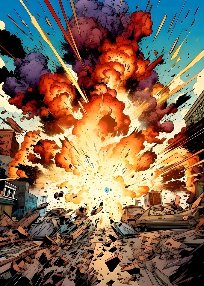 Comic Book Explosion