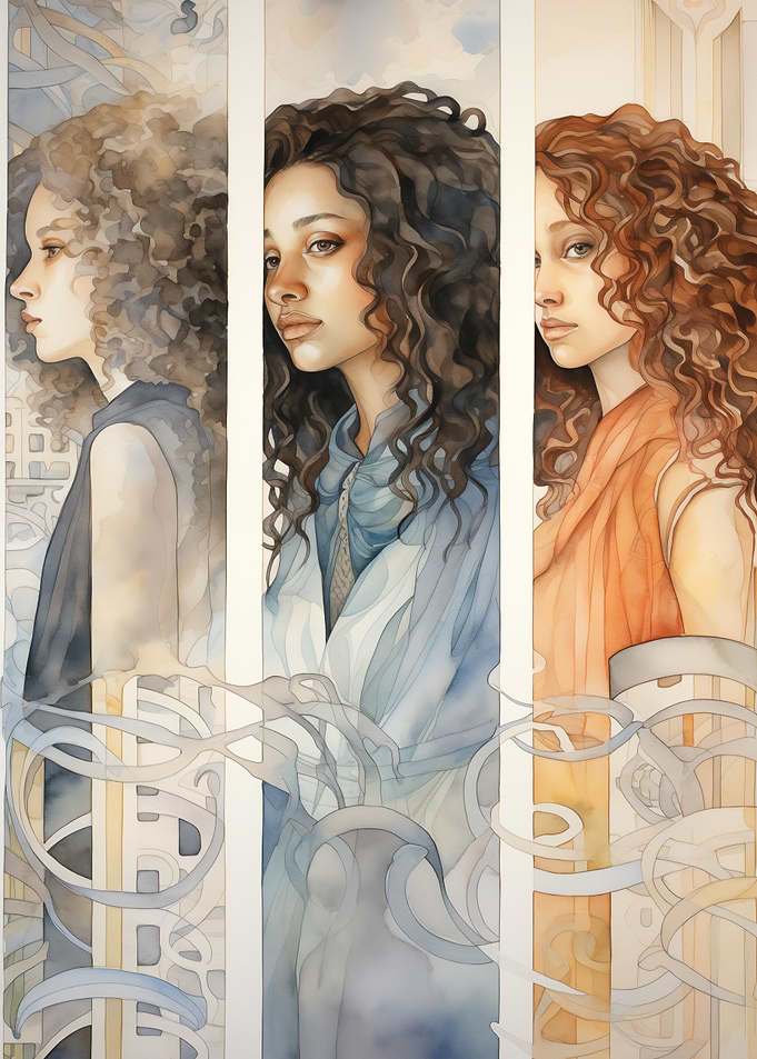 Woman Stages of Life Portrait