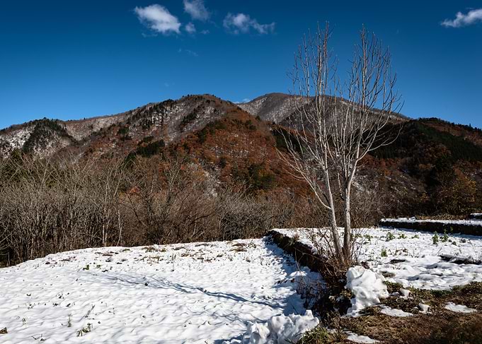 Snowy Mountain Landscape