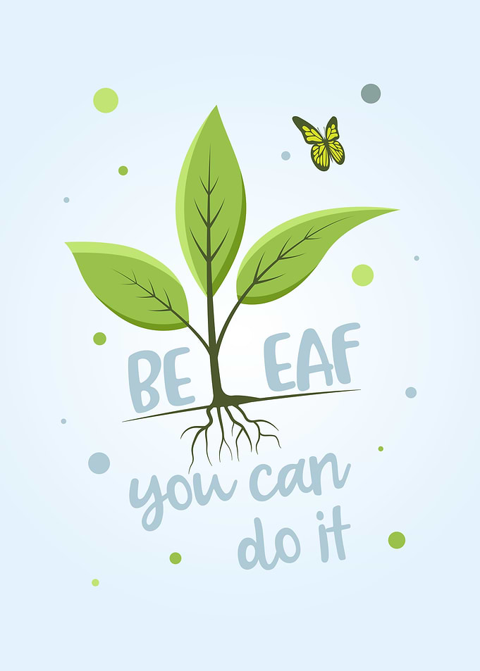 Optimistic and motivational illustration with positive message.