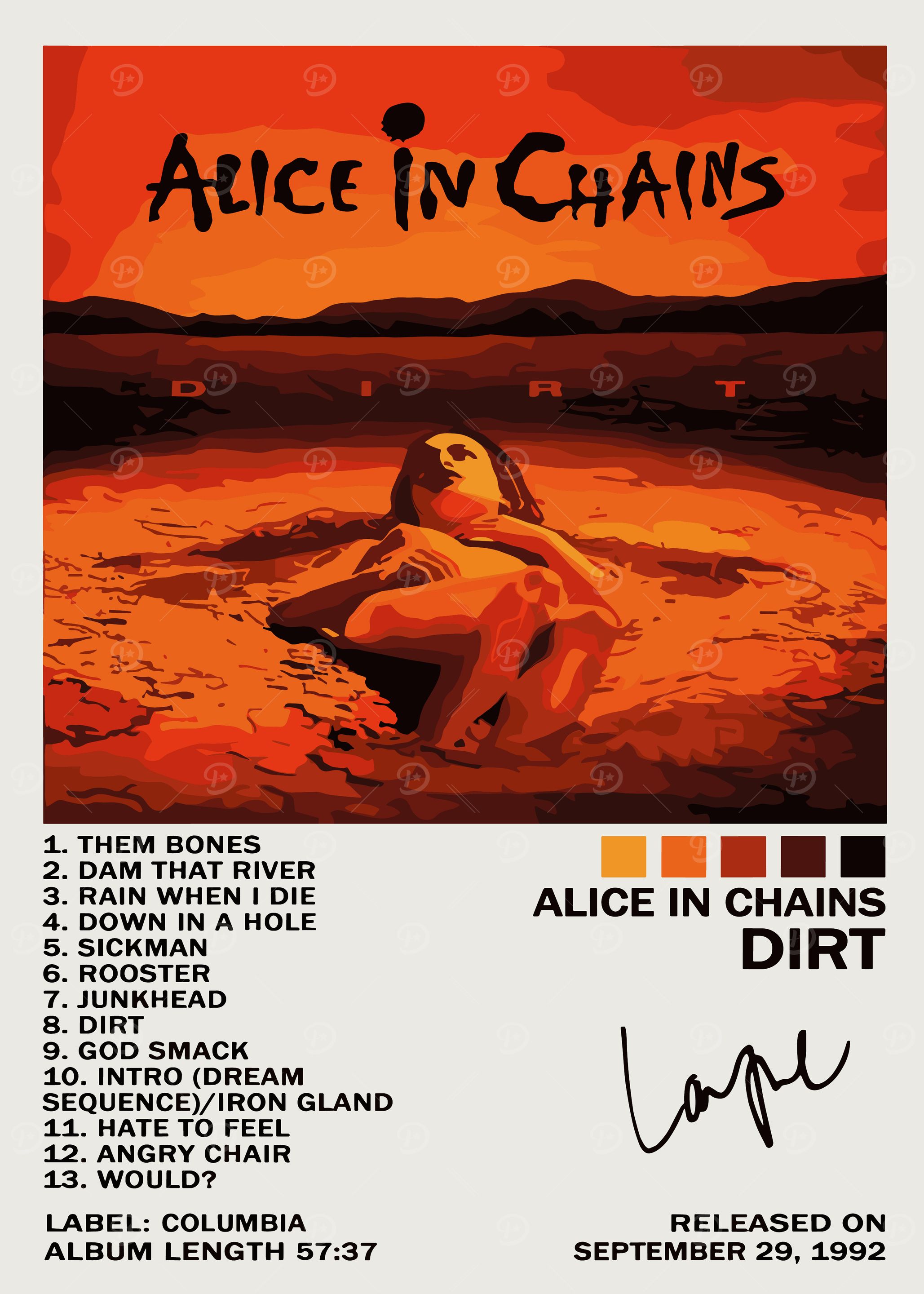 Alice in Chains - Dirt Album Cover