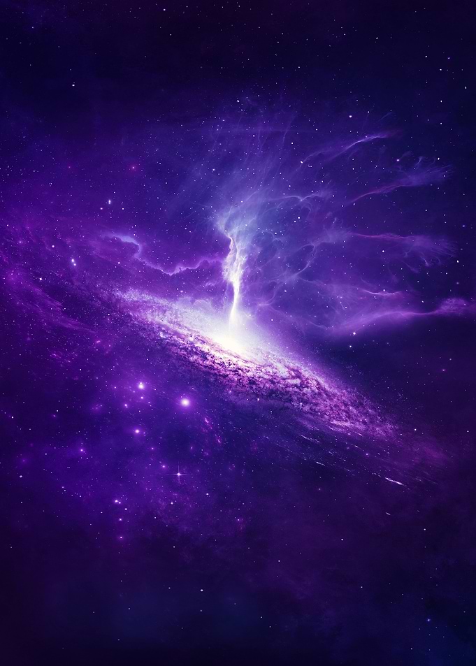 Purple Nebula Galaxy