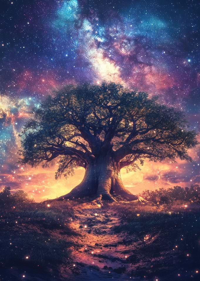 Starry Night Tree