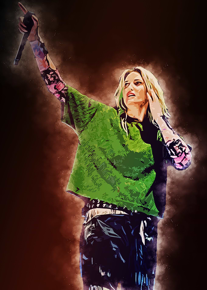 Art of Screaming Woman