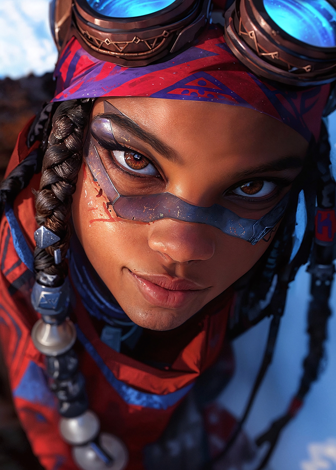 Cyberpunk Female Character