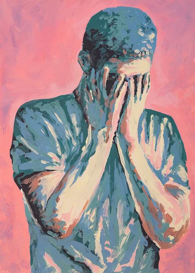 pink background
