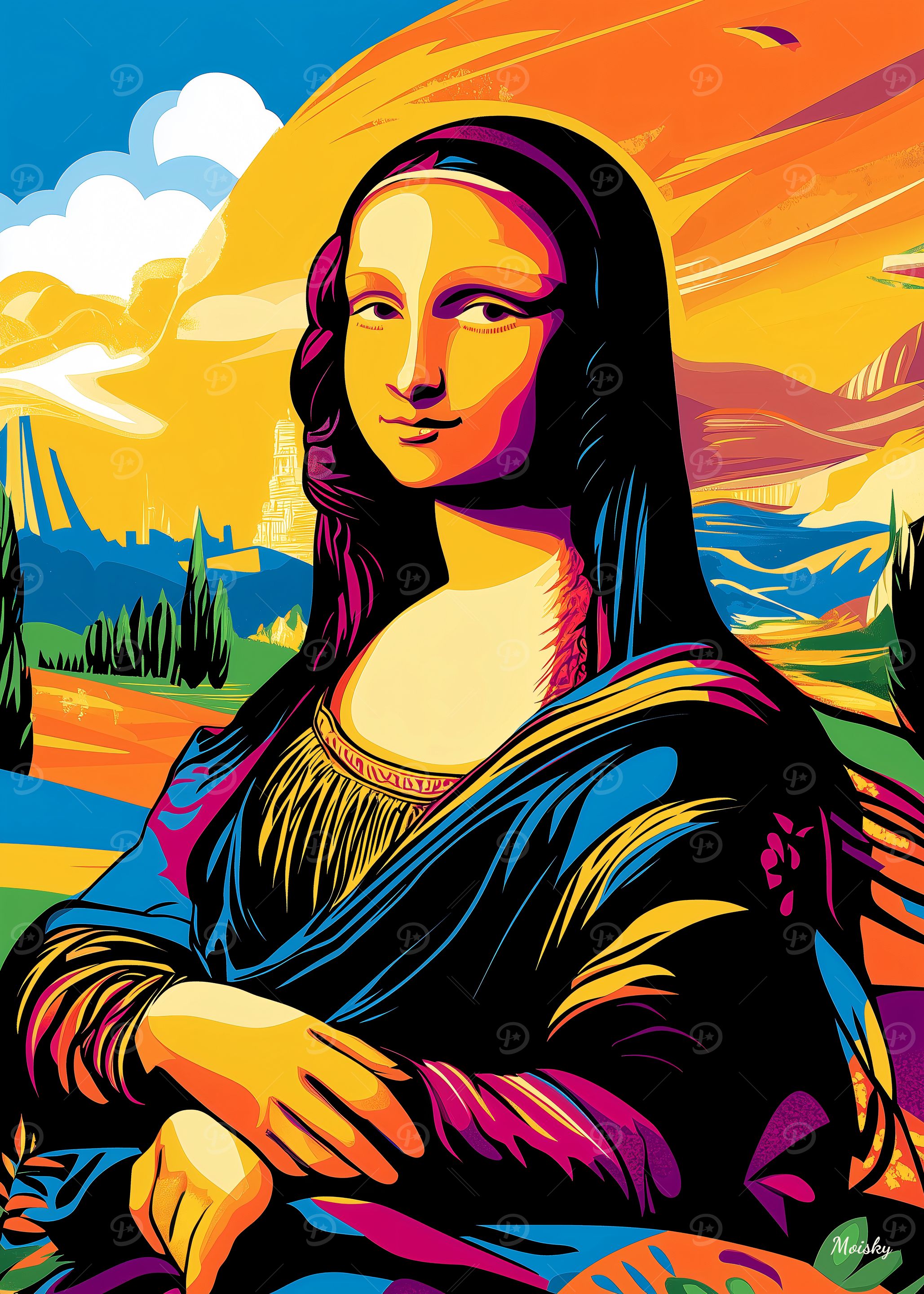 Mona Lisa Pop Art