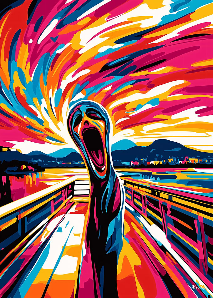 Pop Art Vision of The Scream