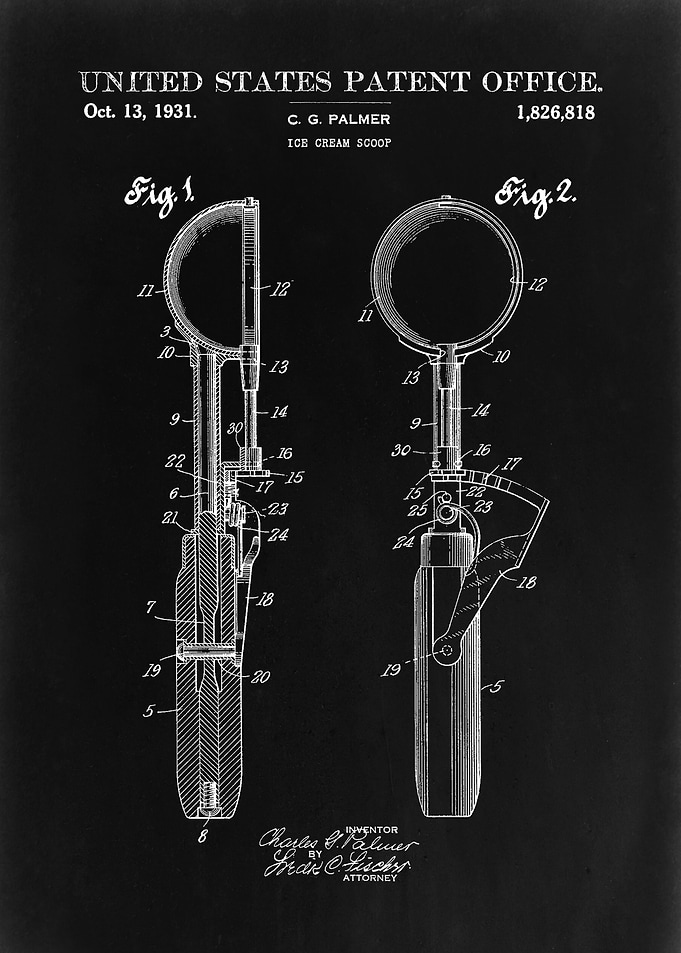 Ice Cream Scoop Patent