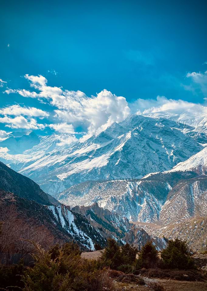 Snowy Mountain Range