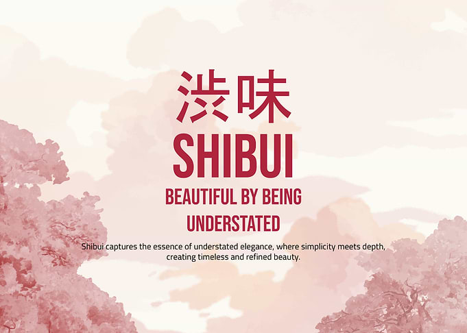 Shibui Understated Elegance
