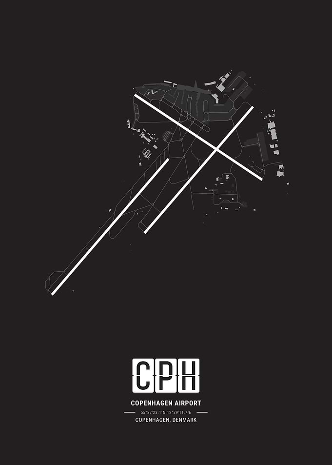 Copenhagen Airport Map