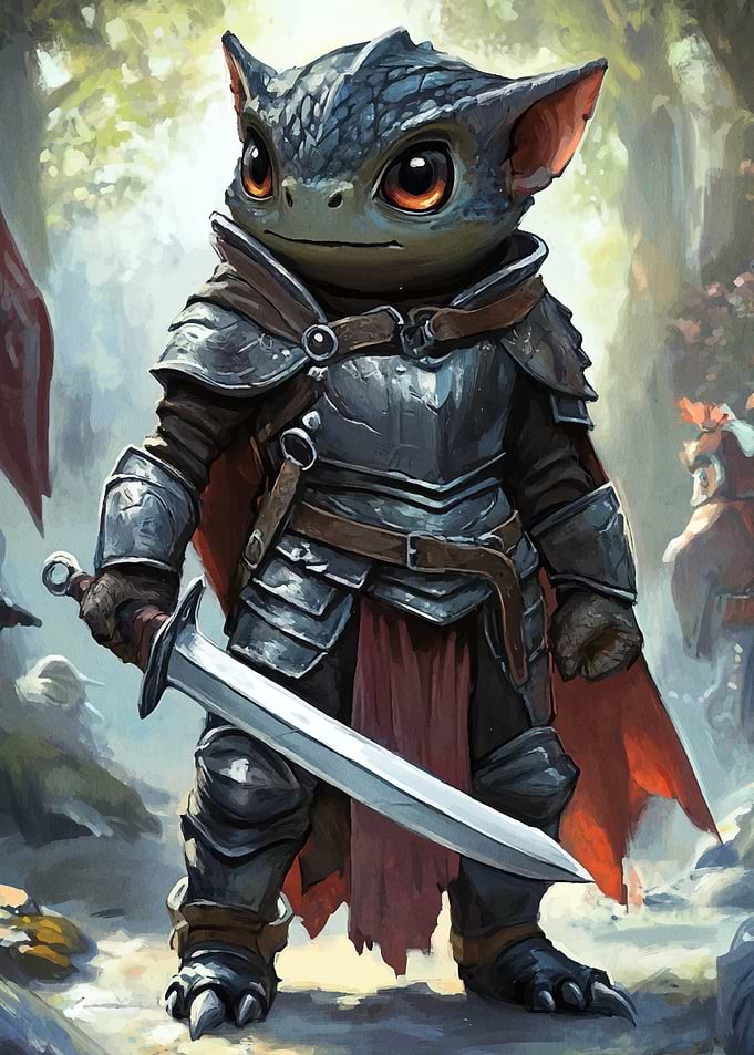 Frog Knight Fantasy Art