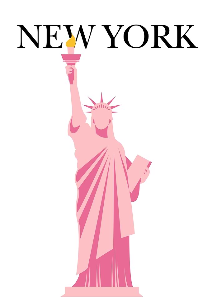 Pink Statue of Liberty