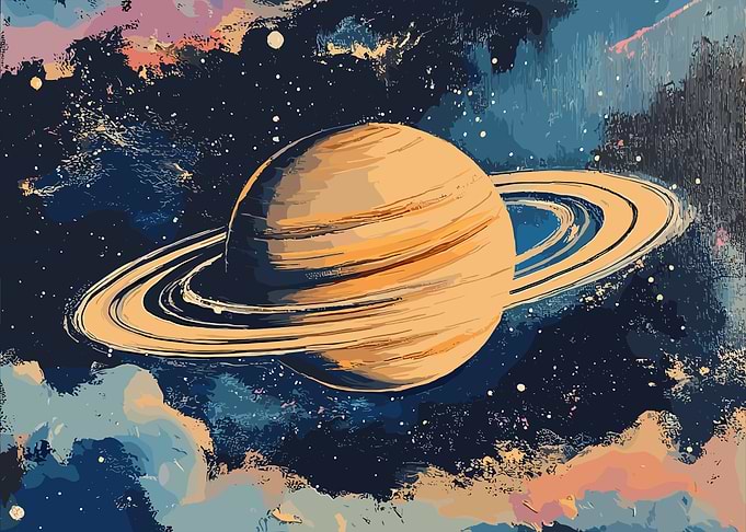 Saturn in Space
