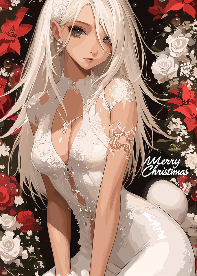 Anime Christmas Girl