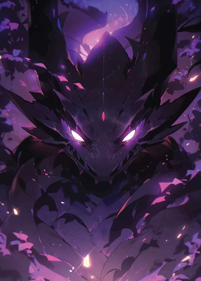 Dark Dragon Illustration