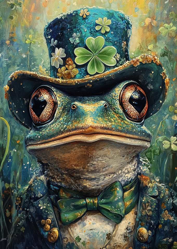 Saint Patrick's Day Frog
