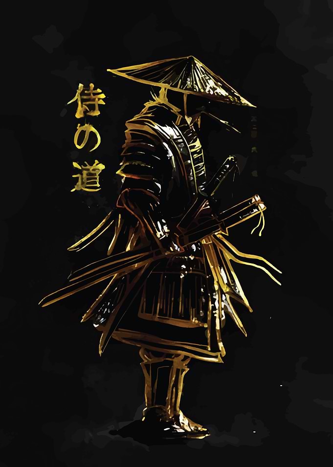 Golden Samurai Warrior