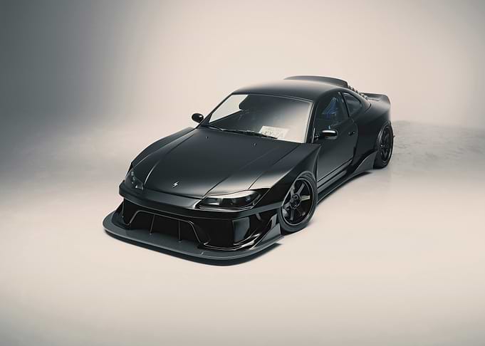 Black Nissan 240SX