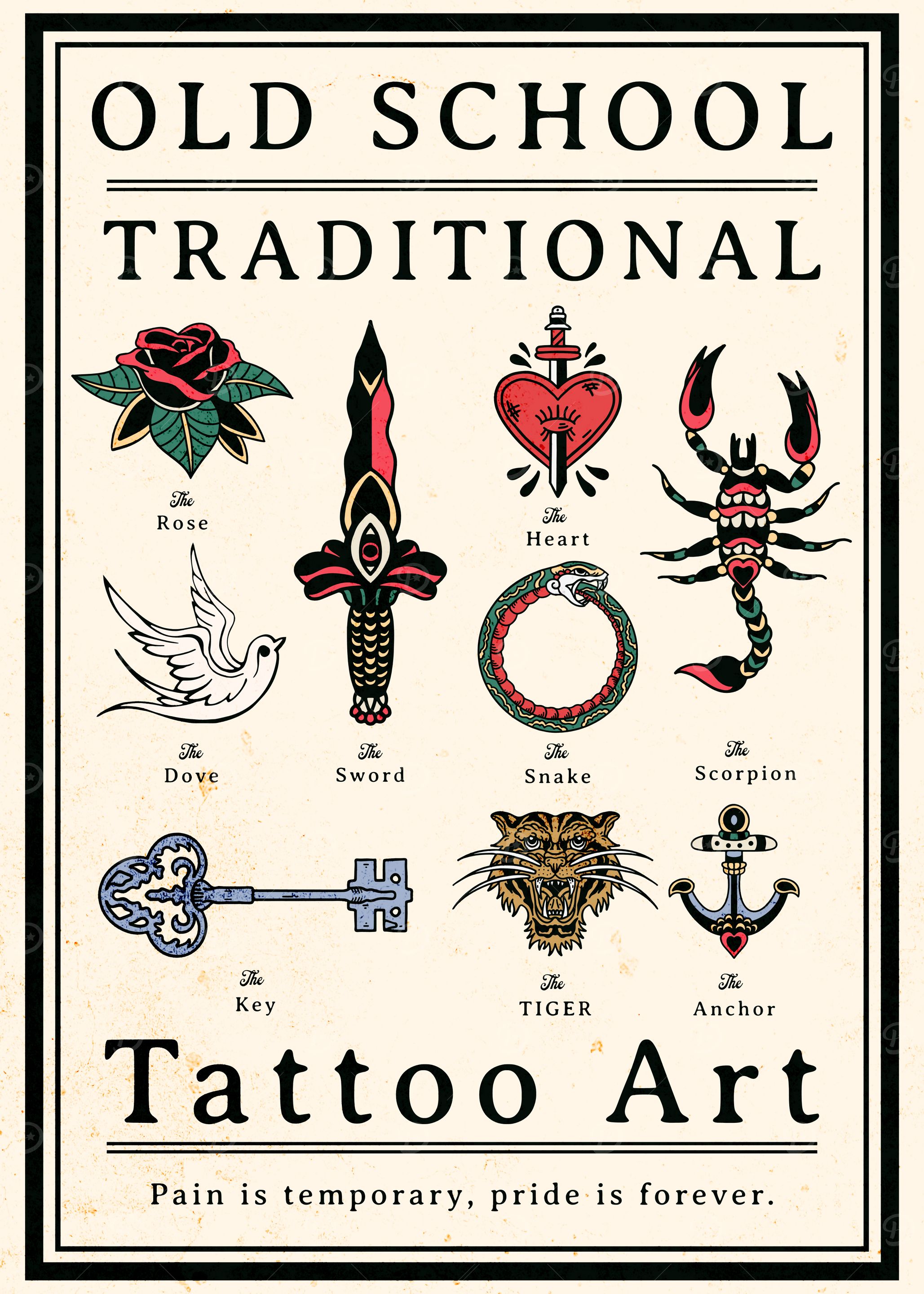 Old School Tattoo Art