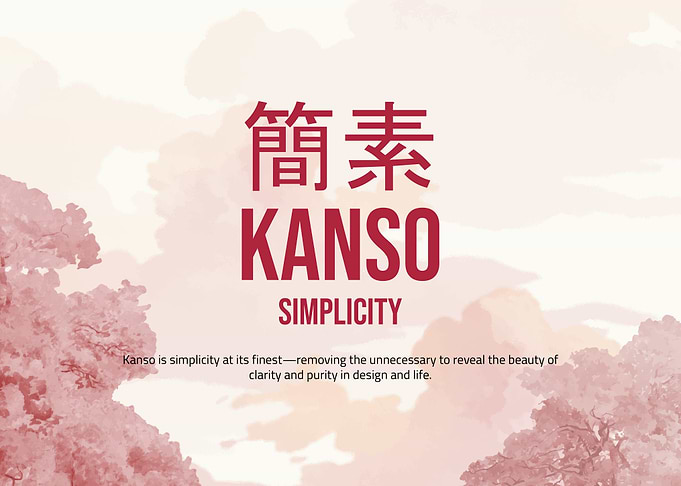Kanso: Simplicity