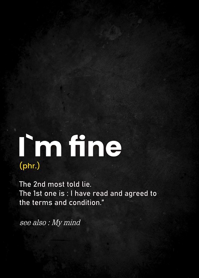 I'm Fine Definition