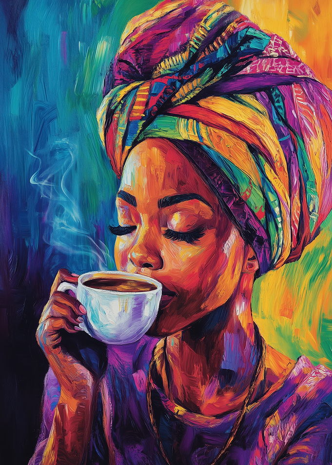Woman Drinking Coffee
