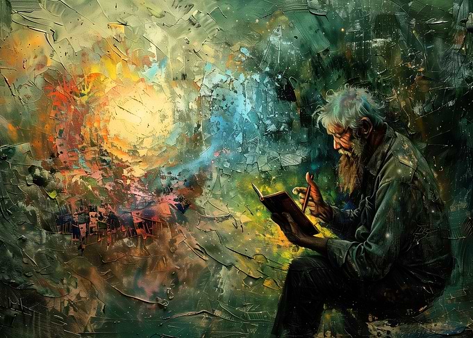 Sorrowing old man