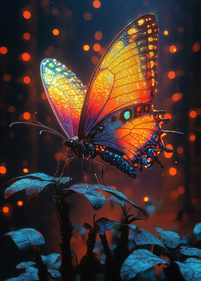 Glowing Butterfly