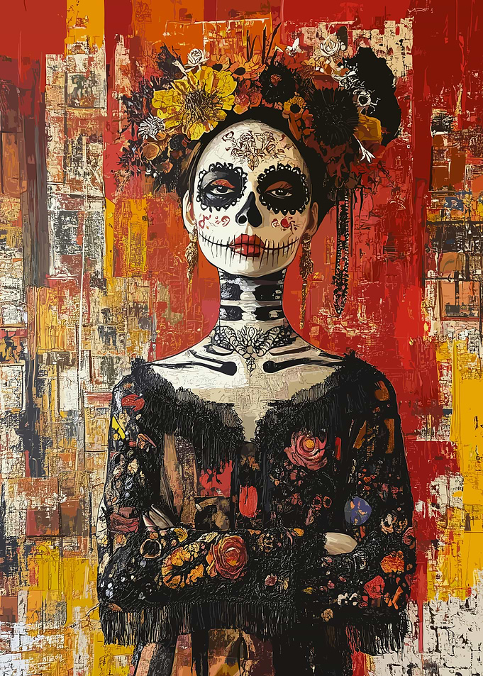 Original Day of the Dead Woman