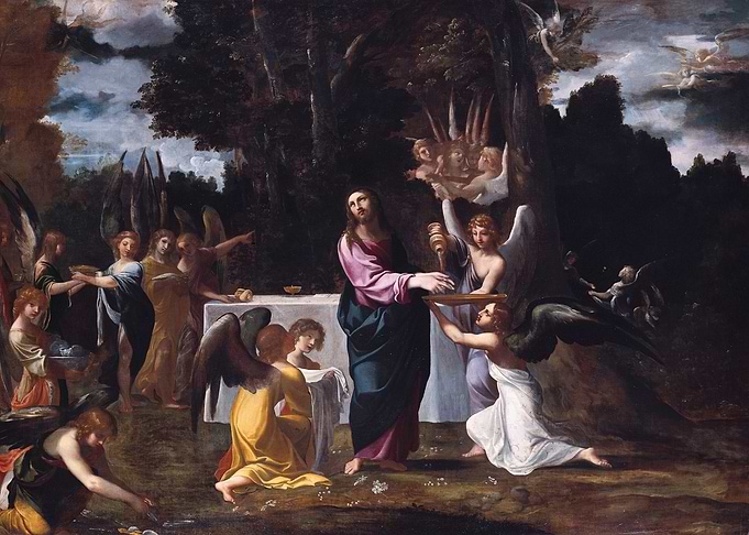 Jesus and the Angels