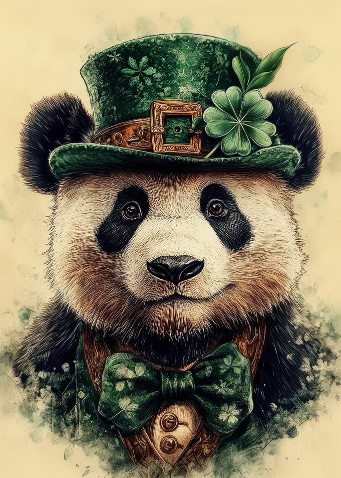 Saint Patrick's Day Panda